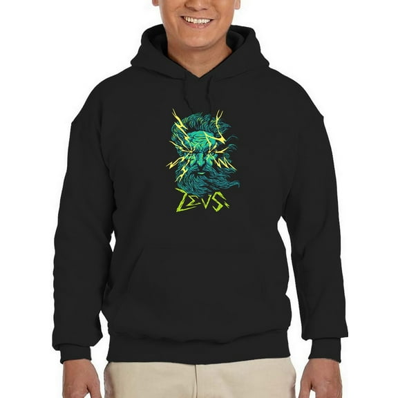 Zeus Hoodie Men -Smartprints Designs, Male Large