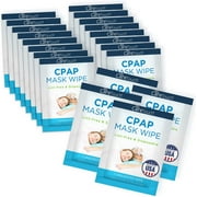 Care Touch CPAP Travel Mask Wipes | 20 Individually Wrapped CPAP Wipes - Unscented | Cleans CPAP, BiPAP, or Other Pap Masks