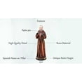 thumbnail image 4 of Father Pio Resin Statue | Multiple Sizes | Realistic Appearance | Church Services, Home Decor, Gifts | Spanish Name Padre Pio (Lx16"inches), 4 of 7