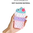 thumbnail image 3 of Case for iPhone Compatible with Multiple Models, 3D Cute Cartoon Cherry Cupcakes Ice Cream Shaped Soft Rubber Silicone Shockproof Case Protector Skin Cover, 3 of 7