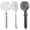 B, variant on Shower Head, High Pressure 8-Mode Handheld Shower Heads Anti-clog Nozzles, with Stainless Steel Hose and Adjustable Overhead Bracket Handheld Spray Combo