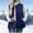 Blue, variant on Winter Jackets For Women Sevevn Women's Quilted Vest Stand Collar Lightweight Zip Padded Gilet