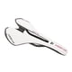 thumbnail image 1 of Asiento de bicicleta de carretera Advancent Kocevlo asiento ovalado de cuero para mujeres y hombres color blanco, 1 of 6