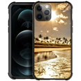 thumbnail image 1 of Funda de teléfono DJSOK compatible con iPhone 13 Mini Gold Beach, 1 of 6