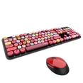 thumbnail image 1 of Teclado de juego USB inalámbrico Color mezclado tecla redonda Panel de plástico teclado de teléfono móvil tapa de llave desmontable teclado Juegos de teclado y mouse para computadora No.1, 1 of 6