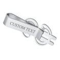 thumbnail image 5 of Bling Jewelry Mens Dollar Sign Money Clip Card Holder for Men Brushed Silver Stainless Steel, 5 of 5