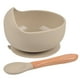 thumbnail image 2 of Worallymy Juego de cucharas y cuencos para bebé juego de cuchara y cuenco de silicona para alimentación de alimentos para niños pequeños juego de vajilla de alimentación para bebés Y24 Worallymy JD735809502, 2 of 7