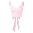 thumbnail image 3 of SNKSDGM Female Women's Tank Tops Pack Adjustable Strap White Tank Top Woman Dressy Lace Women Contrast Lace Trim Crop Tank Top Sexy Vintage Spaghetti Strap Camisole Summer Streetwear Xl, 3 of 4