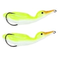 thumbnail image 2 of 2 Piezas Señuelos de Pesca de 10pcspcs, Cm / 4,13 Pulgadas Cebo de Pesca Aparejos de Pesca Señuelo Suave Amarillo fluorescente, 2 of 9