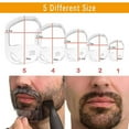 thumbnail image 4 of Beard Shaper Goatee Mustache Grooming Tool With 5 Different Sizes Beard Shaping Styling Template For Man, 4 of 5