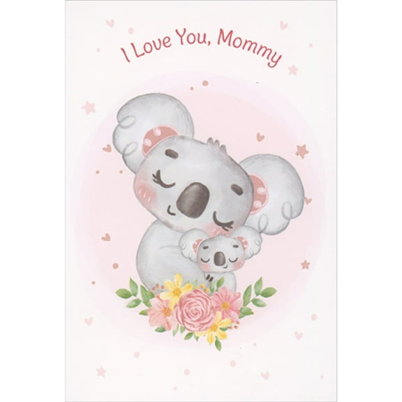 Pictura Koala Mom and Baby Snuggling Juvenile Mother's Day Card for Mommy