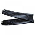 thumbnail image 2 of Women Long Gloves Faux Leather Over Elbow Length PU Winter Warm Full Finger Gloves, 2 of 5