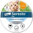 thumbnail image 1 of Seresto Cat Collar de tratamiento y prevención de pulgas y garrapatas recomendado por el veterinario para gatos, protección de 8 meses,4Packs, 1 of 5