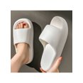 thumbnail image 5 of Ritualay Unisex Slides Slip On Platform Sandal Beach Slide Sandals Comfort Soft Casual Shoes Men Women Non-slip Footbeds White 8.5-9, 5 of 5