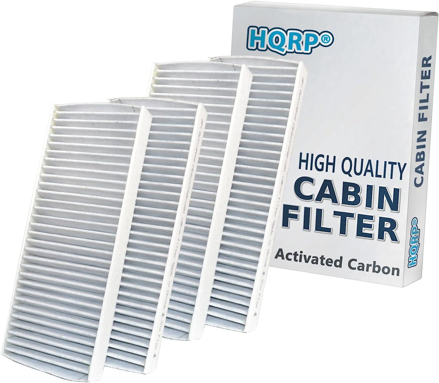 HQRP 4-Pack Carbon A/C Cabin Air Filters for Nissan  999M1-VR056/999M1-VR006/27274-EA00/27274-EA000/27277-VR00A