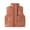 Brick Red, variant on GYRATEDREAM Toddler Boys Girls Zip up Puffer Vest Baby Stand Collar Quilted Gilet Sleeveless Jackets Outwear with Pockets Kids Fall Winter Warm Down Waistcoat Green for 3-10 Years