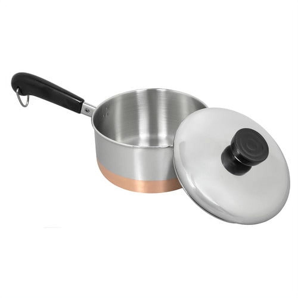 Revere Ware Cookware, 1 & 1/2 Qt Pan, 4 Cup Pan With Lid, 9 Inch Frying  Pan,stainless Steel, Copper Bottom, Bake Lite Handle, Open Stock, 