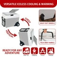 thumbnail image 4 of Koolatron 12V Wheeled Electric Cooler/Warmer 31L (33 qt), Gray, 4 of 6