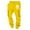 Yellow, variant on Dovford Sweatpants for Men Baggy Loose Fit Joggers Pants Athletic Casual Sweat Pants with Pockets Trendy Workout Cargo Pants
