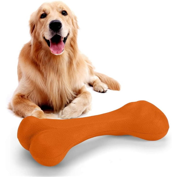 Dog Durable Dog Toys Bone for Aggressive Chewers Indestructible Puppy Toys for Medium Dogs Orange Walmart