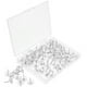 thumbnail image 5 of FELTECHELECTR Chinchetas transparentes para oficina, 100 unidades, para tableros de corcho, mapas, 5 of 7