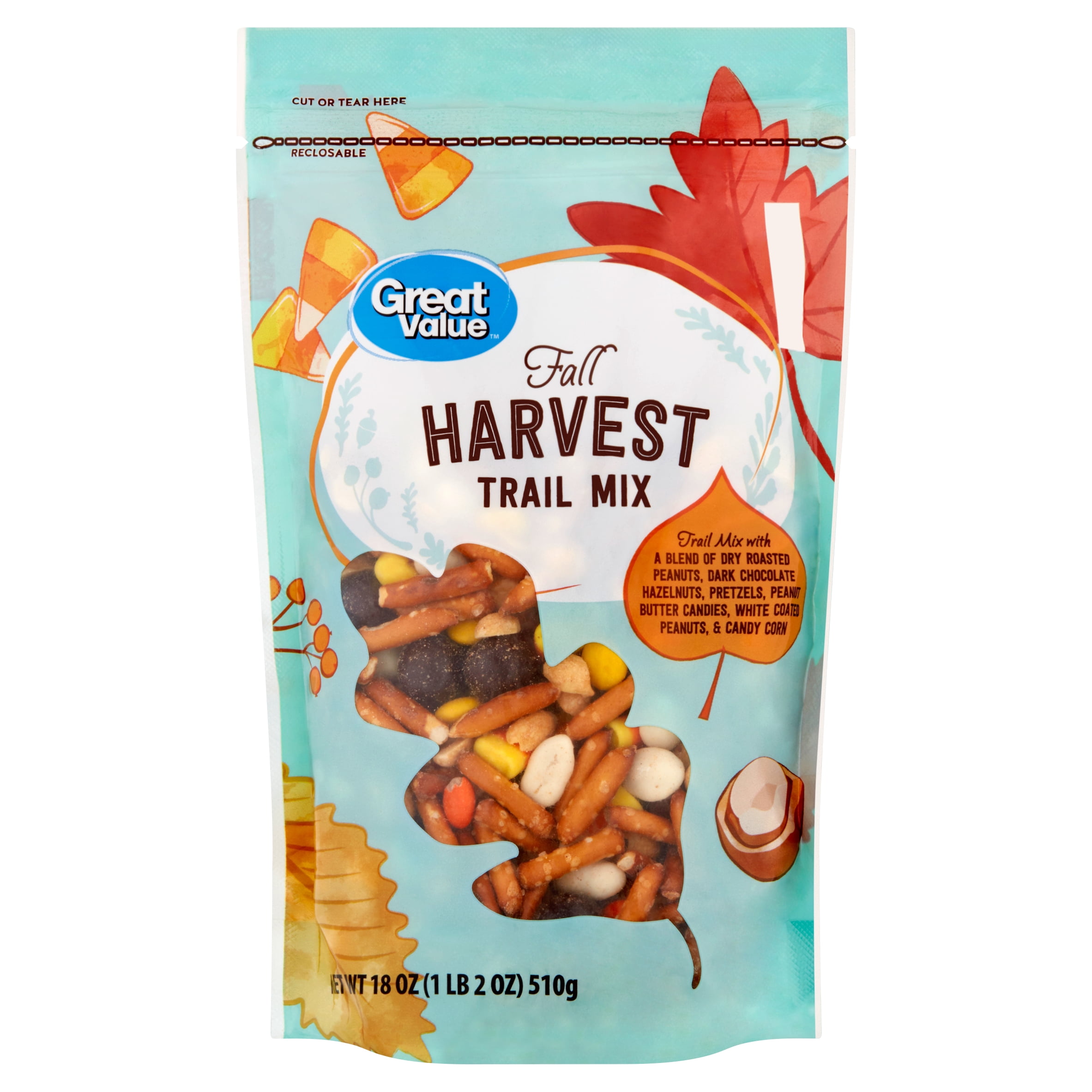 Great Value Gv Fall Harvest Trail Mix 18oz