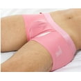 thumbnail image 3 of Sngxgn Men's Breathable Boxer Briefs Underwear(Pink,L), 3 of 5