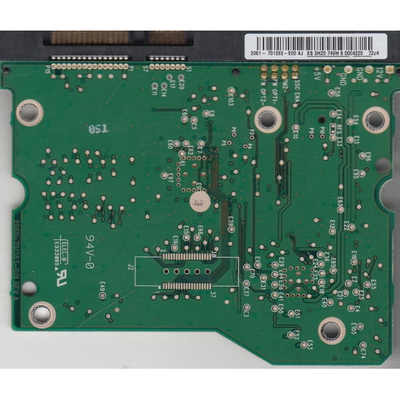 WD5000KS-00MNB0, 2061-701383-E00 AJ, WD SATA 3.5 PCB