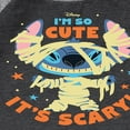 thumbnail image 3 of Lilo & Stitch - So Cute It's Scary - Toddler And Youth Raglan Graphic T-Shirt, 3 of 6