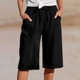 thumbnail image 2 of Pantalones deportivos casuales de mujer de cintura alta y pierna recta - Poliéster spandex suave, cintura elástica, corte holgado para correr y hacer yoga - S-XXL, 2 of 6