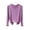 Purple, variant on SwiftWear Women's Long Sleeve Crewneck Shirt Soft Modal Stretch Basic Top Solid Color Base Layer Tee, Green