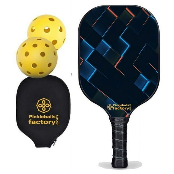 Pickleball Factory PB00059-10-G Best Pickleball Paddle - Push the Button Most Popular Pickleball Paddle - Pickleball Best Paddles Best Senior Pickleball Players, Glassfiber Graphite