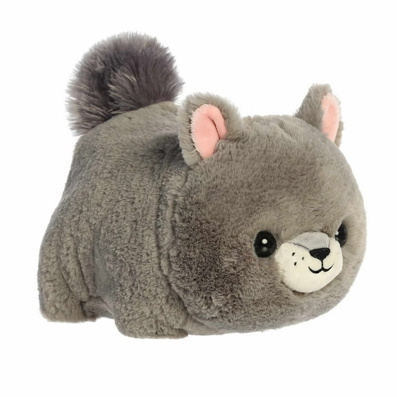 Aurora - Medium Adorable Stuffed Animal - 10.5" Gabby Gray Squirrel - Spudsters