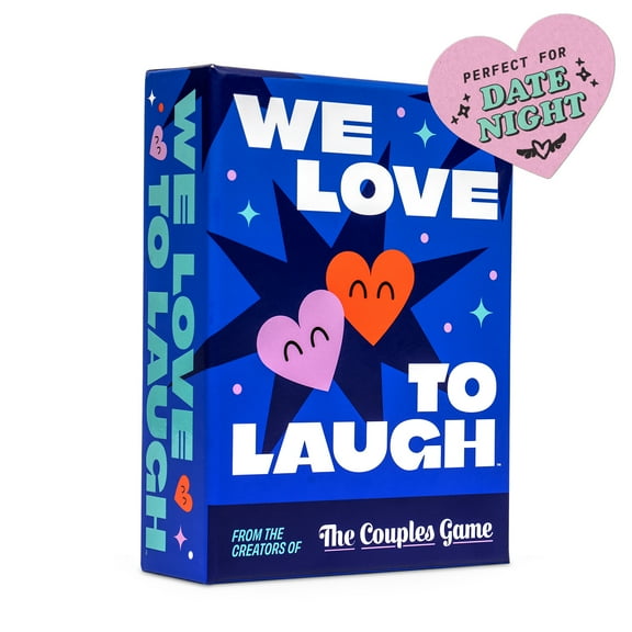 We Love to Laugh by DSS Games [Relationship Card Game for Date Night, Anniversaries | Couples Gift Idea, Try Not to Laugh | Ages 14 and Up]