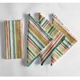 thumbnail image 1 of Vargottam Beige StripeDesign Cotton Muslin Napkins - Set of 12, 20-Inch, Luxurious Soft Cloth Napkins for Dining & Events, Absorbent, Washable & Tableware, 1 of 7