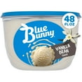 thumbnail image 2 of Blue Bunny Vanilla Bean Flavored Ice Cream, 48 fl oz, 2 of 12