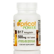 B17 (Amygdalin) 500 mg - 100 Tablets by Apricot Power