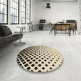 thumbnail image 4 of Ahgly Company Machine Washable Indoor Rectangle Transitional Vanilla Gold Area Rugs, 2' x 5', 4 of 7