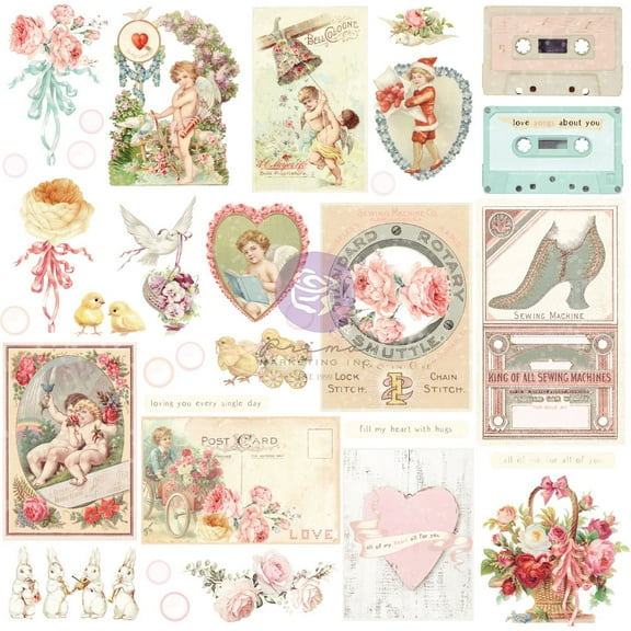 PRIMA MARKETING INC Magic Love Collection Ephemera - 33 pcs UPC 655350996741