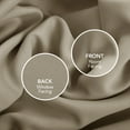 thumbnail image 5 of Deconovo Thermal Room Divider Curtains 100x95 inches, Room Darkening Blinds Patio Door Curtain Panel Khaki 1 Piece, 5 of 9