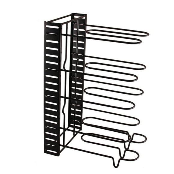 Zootealy Pot Rack Organizers Pot and Pan Organizer for Cabinet Adjustable Pot Lid Holders & Pan Rack with 5 Tiers for Kitchen Counter Organizer for Pots and Pans