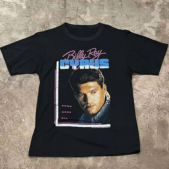 VINTAGE New Billy Ray Cyrus 1992 Tou Gift For Fans Unisex S-5XL Shirt