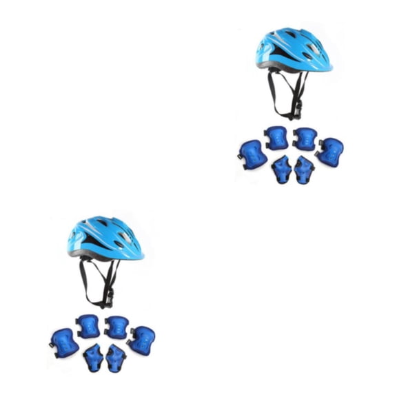 Inteprter 1 juego de casco de rodillo para niños, rodillera ajustable, rodillera, patinaje Type4 NO4