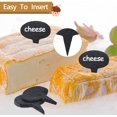 thumbnail image 3 of 22 Pieces Cheese Markers Set Includes 16 Natural Slate Cheese Labels Black Cheese Name Tags Cheese Marker Signs 4 Soapstone Chalks White Chalk Markers and 2 Cheese Marker Bags for Parties and Dinners, 3 of 7