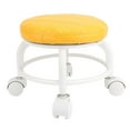 thumbnail image 1 of Tabouret de Pédicure en Cuir PU, Tabouret Roulant Bas, Tabouret de Garage avec Roues, Petit Rouleau Bas, Fauteuil Roulant Pivotant à Roue Silencieuse pour Maison Bureau Boutique, 1 of 7