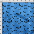 thumbnail image 4 of oneOone Cotton Jersey Medium Blue Fabric Halloween Quilting Supplies Print Sewing Fabric By The Yard 58 Inch Wide, 4 of 4
