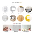 thumbnail image 3 of Lefu Romantic Flowers Wall Sticker for Bathroom Toilet Seats Fridge Cupboard Decal, 3 of 9