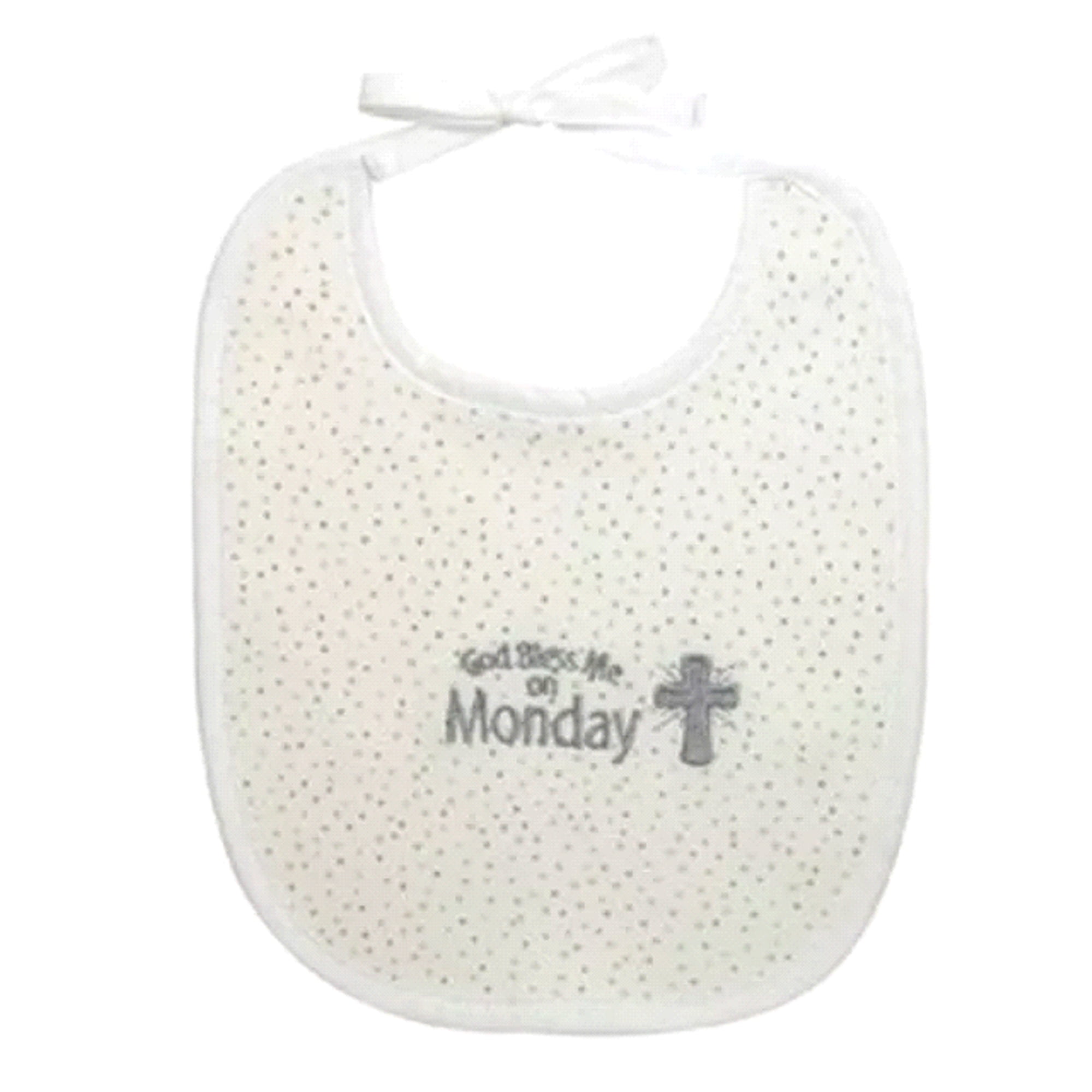 Stephan Baby Child of God Inspirational Baby Bibs, 7 Day Bib Set