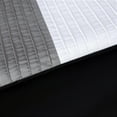 thumbnail image 4 of Chezmoi Collection Briar 7-Piece California King Bed in a Bag Comforter Set with Sheets - Lightweight Comforter Black Gray White Luxury Pleated Stripe Bedding Set for All Season, 4 of 9