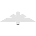 thumbnail image 4 of 36"W x 10 1/2"H x 2"D x 4"F, 7/12 Pitch, Kennewick Architectural Grade PVC Gable Bracket, 4 of 8